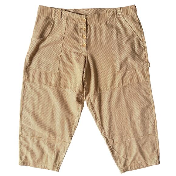 Seek Collective Terrain Pants in Bee Pollen Yellow Stripes Size 3XL - Picture 1 of 9